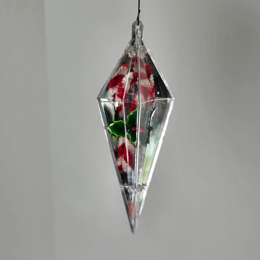 VTG Christmas Ornaments Lot Aluminum Bells Plastic Icicles Mirrored Ball 50s 60s